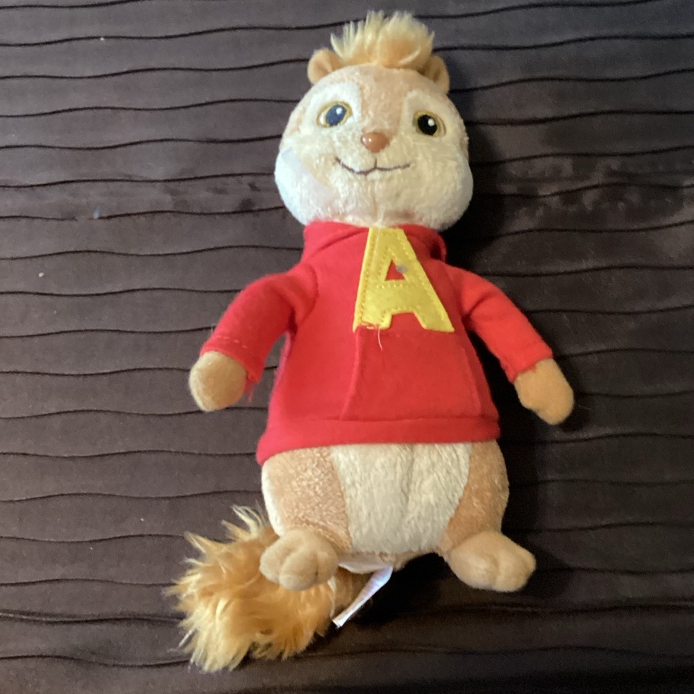 Ty Stuffed Animal with Red and Tan Colors